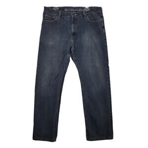 Nautica Jeans Co Men's 38x34 Dark Denim Straight Leg Relaxed Fit Jean Vtg Y2K